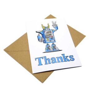 Thanks.London - Hiro Greetings Card - 6 Pack - 4 TGC02 one card flat box 4 1