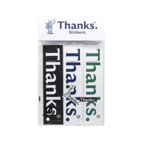 Thanks.London - Thanks. Logo Sticker Pack - 4 TSL01 Stickers Logo Pack Lead Image Box 4 1