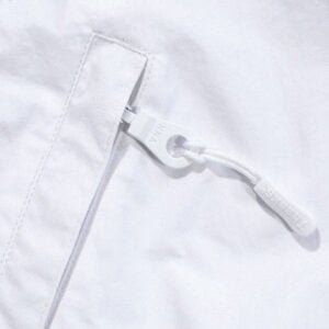 Thanks.London - Nylon Track Jacket - White - Bonsai Kobayashi printed graphic -