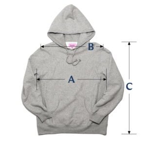 Pullover Hood Size Chart