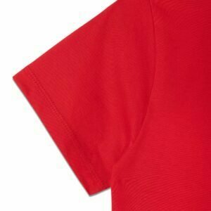 Thanks.London - Kids Red Navy Logo T-Shirt - 3 TK009 third Image Kids Red Navy Logo S S T shirt 1