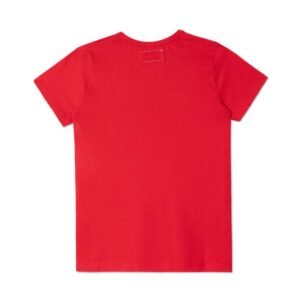 Thanks.London - Kids Red Navy Logo T-Shirt - 5 TK009 fifth Image Kids Red Navy Logo S S T shirt 1